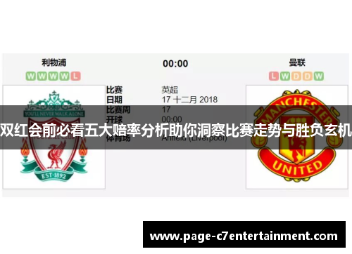 双红会前必看五大赔率分析助你洞察比赛走势与胜负玄机 双红会前必看五大赔率分析助你洞察比赛走势与胜负玄机
