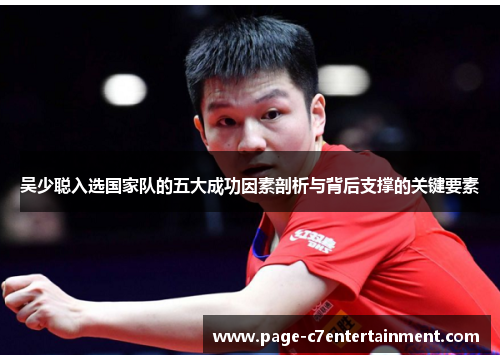 吴少聪入选国家队的五大成功因素剖析与背后支撑的关键要素 吴少聪入选国家队的五大成功因素剖析与背后支撑的关键要素