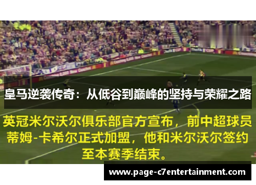 皇马逆袭传奇：从低谷到巅峰的坚持与荣耀之路